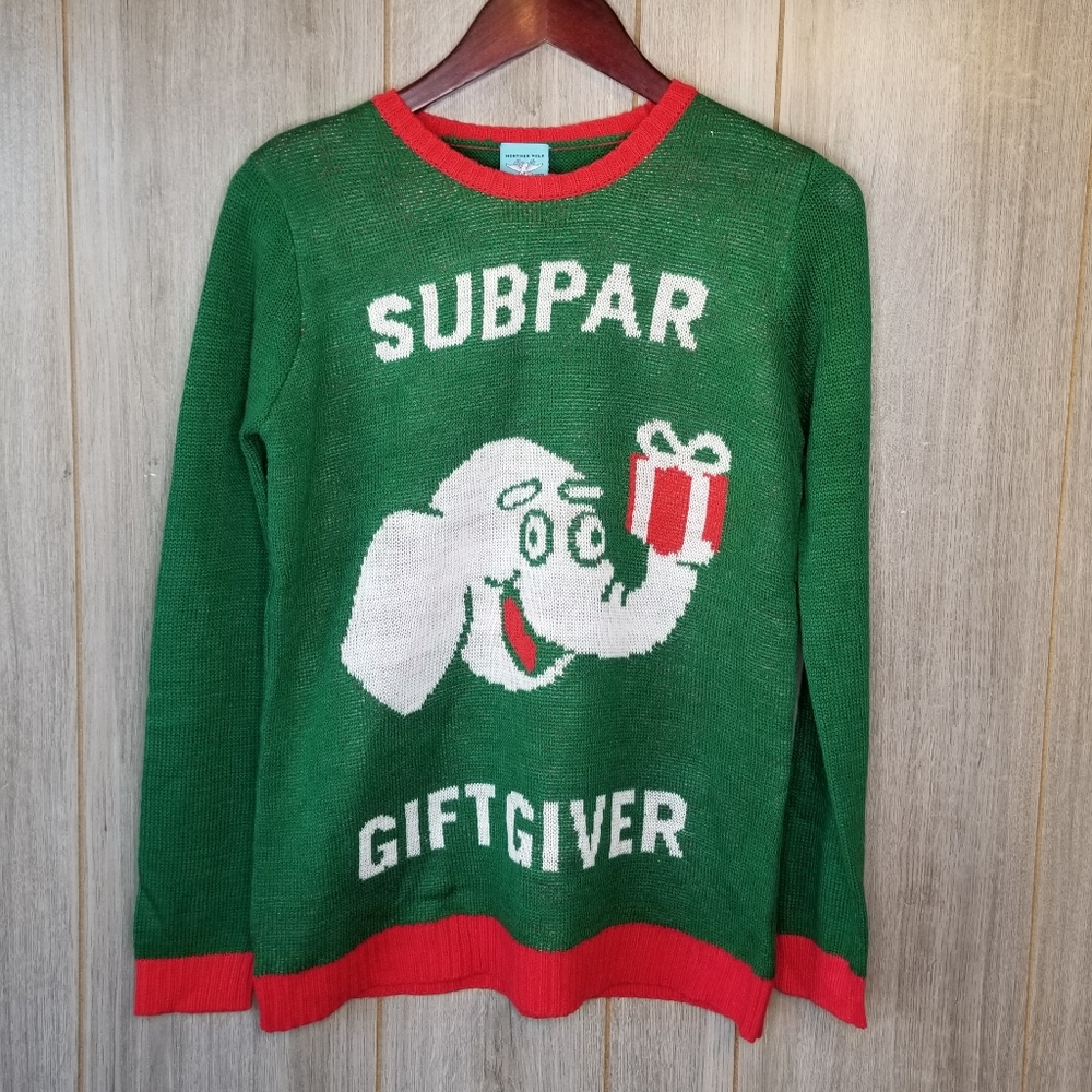 Subpar Gift Giver Elephant Christmas top